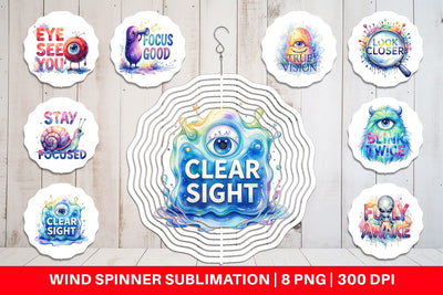 Wind Spinner One Eyed Monster Wisdom Quotes Sublimation artnoy 