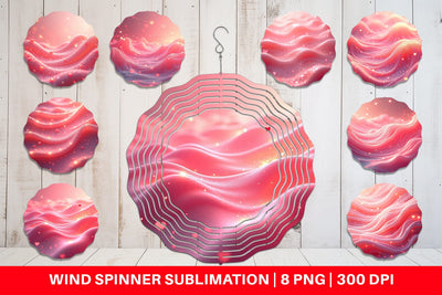 Wind Spinner Pink Flow Sublimation artnoy 