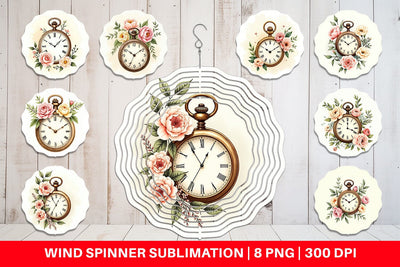 Wind Spinner Pocket Watch Sublimation artnoy 