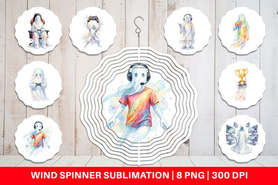 Wind Spinner Pro Esports Gamer Ghost Sublimation artnoy 