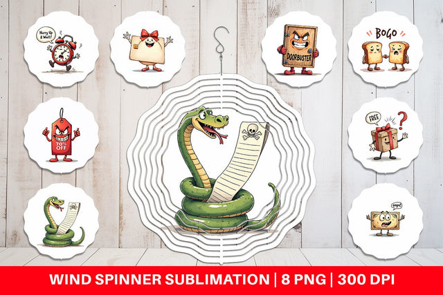 Wind Spinner Questionable Bargains Sublimation artnoy 