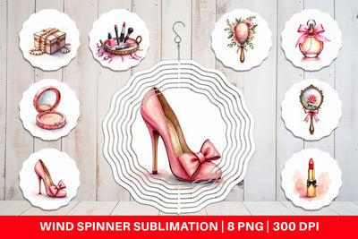 Wind Spinner Retro Vanity Coquette Sublimation artnoy 