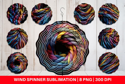 Wind Spinner Rope Texture Sublimation artnoy 