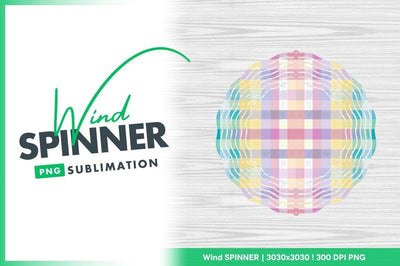 Wind spinner round sublimation design template Sublimation Regulrcrative 