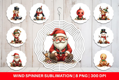 Wind Spinner Sarcastic Chrisrtmas Sublimation artnoy 