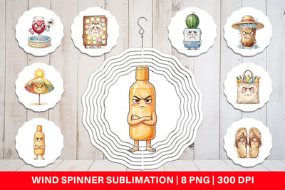 Wind Spinner Sarcastic Summer Gear Vibes Sublimation artnoy 