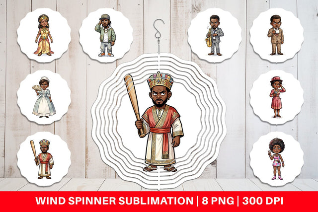 Wind Spinner Sassy Historical Ancestor Sublimation artnoy 