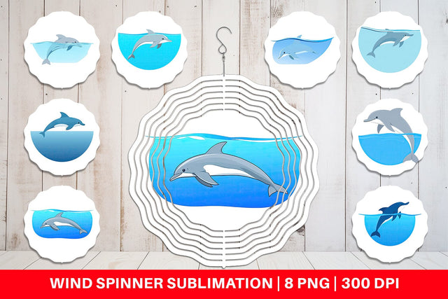 Wind Spinner Save the Ocean Sublimation artnoy 