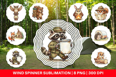 Wind Spinner Serious Survivalist Animal SVG artnoy 