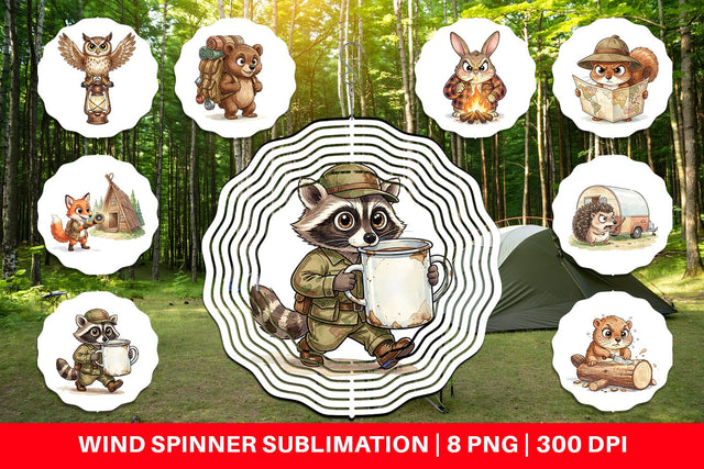 Wind Spinner Serious Survivalist Animal SVG artnoy 