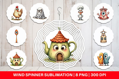Wind Spinner Skeptical Linens Sublimation artnoy 
