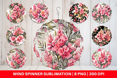 Wind Spinner Snapdragon Pattern Sublimation artnoy 