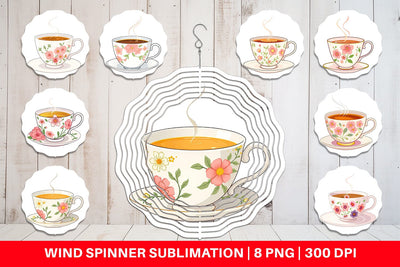 Wind Spinner Spring Butterfly Sublimation artnoy 