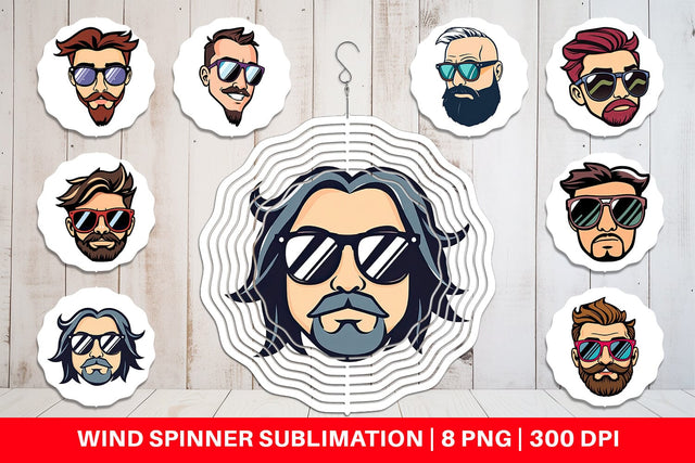 Wind Spinner Sunglasses Sublimation artnoy 