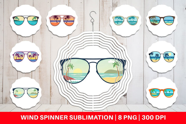 Wind Spinner Sunglasses Sublimation artnoy 