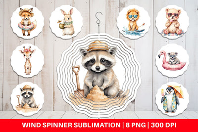 Wind Spinner Sunny Season Friends Sublimation artnoy 
