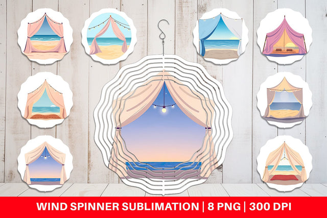Wind Spinner Tent Sublimation artnoy 