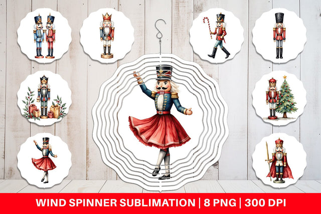Wind Spinner Timeless Nutcracker Sublimation artnoy 