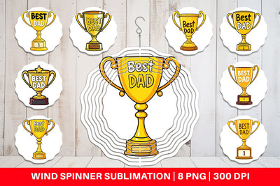 Wind Spinner Trophy Sublimation artnoy 