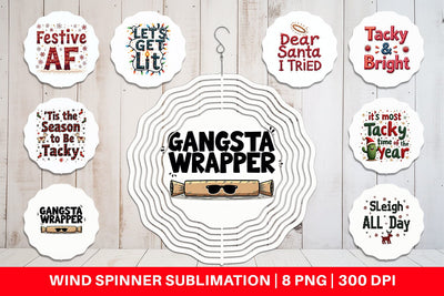 Wind Spinner Ugly Sweater Sayings: Tacky & Trendy Quotes Sublimation artnoy 