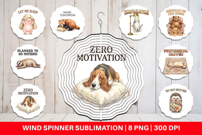 Wind Spinner Unapologetic Weekend Laziness Watercolor Sublimation artnoy 