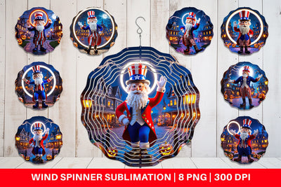 Wind Spinner Uncle Sam Sublimation artnoy 