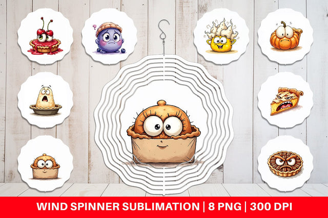 Wind Spinner Unenthusiastic Pies Sublimation artnoy 