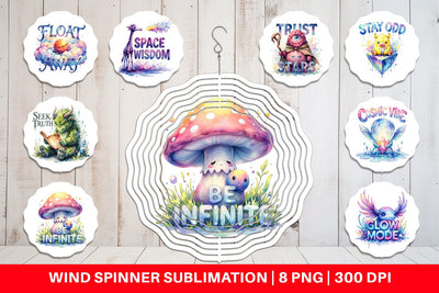 Wind Spinner Unique Odd Alien Quotes Sublimation artnoy 