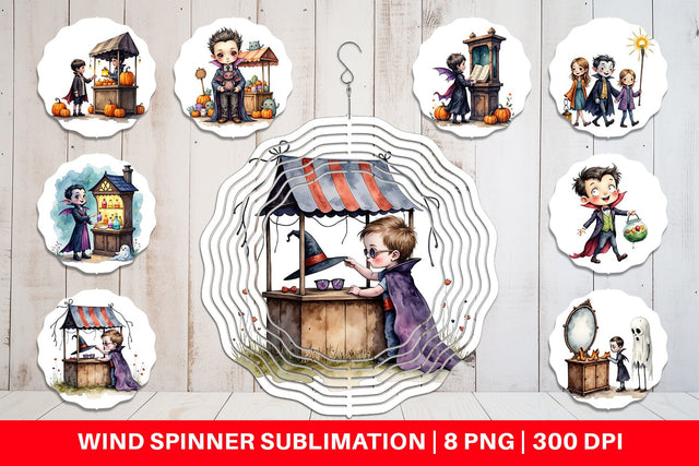 Wind Spinner Vampire Market Haul Sublimation artnoy 