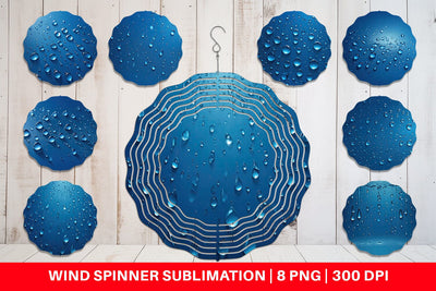 Wind Spinner Water Droplet Sublimation artnoy 