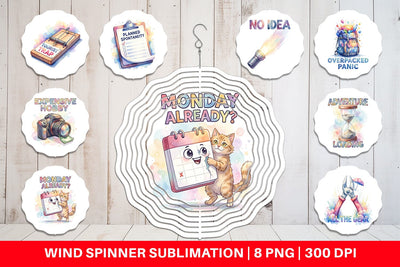 Wind Spinner Watercolor Funny Sarcastic Gear Quotes Sublimation artnoy 
