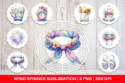 Wind Spinner Whimsical Apron & Chef Hat Sublimation artnoy 