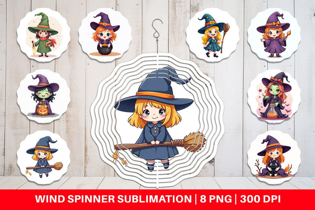Wind Spinner Witch Vibes Sublimation artnoy 