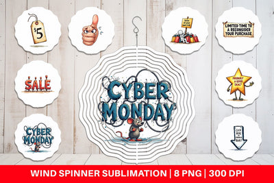 Wind Spinner Witty Warning Icons Sublimation artnoy 
