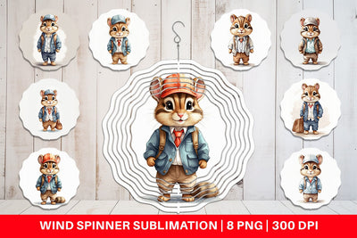Wind Spinner Working Mouse Sublimation artnoy 