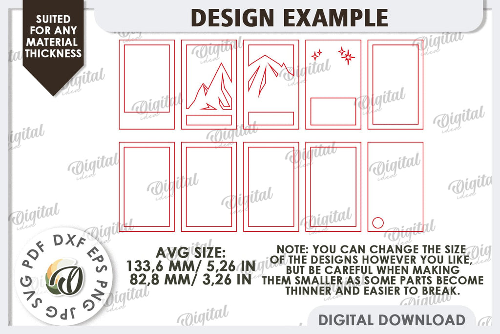 Window Led Nightlight Laser Cut Design. Window Light Box SVG - So Fontsy