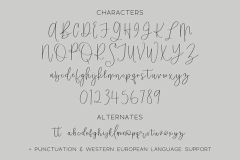 Windswept Heart Script Font Beck McCormick 