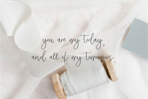 Windswept Heart Script Font Beck McCormick 