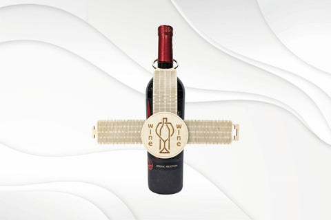 Wine bottle decor, cut model for laser machines. Laser cutting design, svg dxf files. SVG VectorBY 