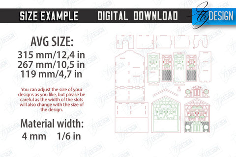 Wine Box Laser Cut Bundle | Gift Idea | Bottle Box | Wine Gift Box | Mini Bar | Champagne Box | CNC Files SVG Fly Design 