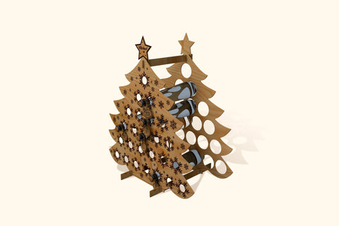 Wine Christmas Advent Calendar Template, Laser Cut Files SVG LaserCutano 