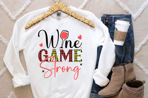 Wine Game Strong SVG Design SVG Designangry 