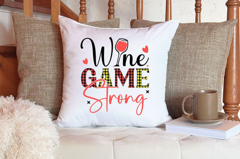 Wine Game Strong SVG Design SVG Designangry 