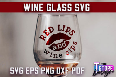 Wine Glass SVG Design | Alcohol SVG Quotes | Glass SVG Quotes SVG The T Store Design 