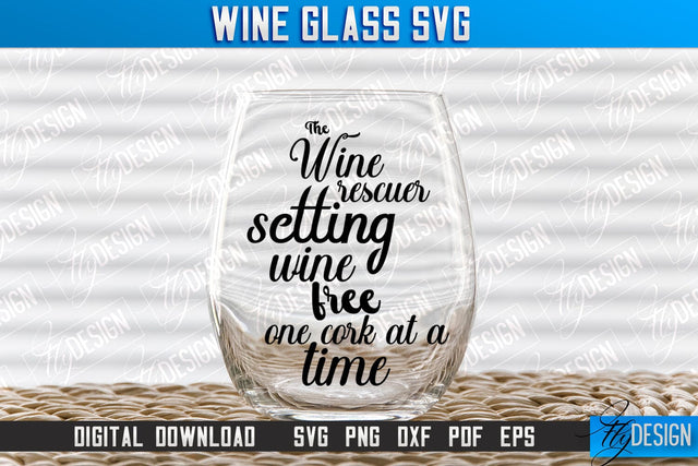 Wine Glass SVG Design | Alcohol SVG Quotes | Glass SVG Quotes v.1 SVG Fly Design 