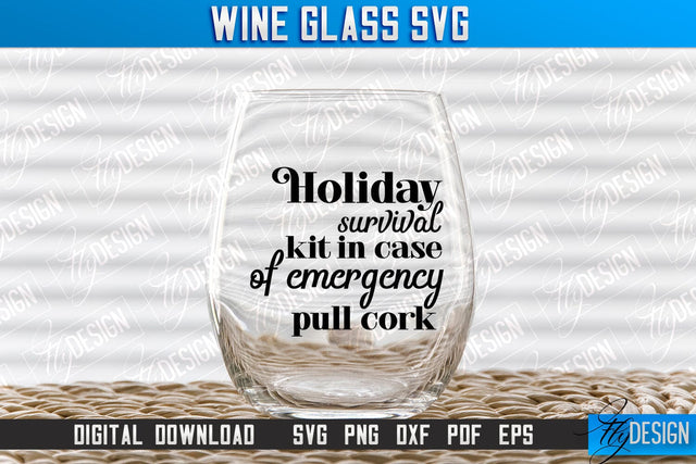 Wine Glass SVG Design | Alcohol SVG Quotes | Glass SVG Quotes v.1 SVG Fly Design 