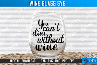 Wine Glass SVG Design | Alcohol SVG Quotes | Glass SVG Quotes v.1 SVG Fly Design 
