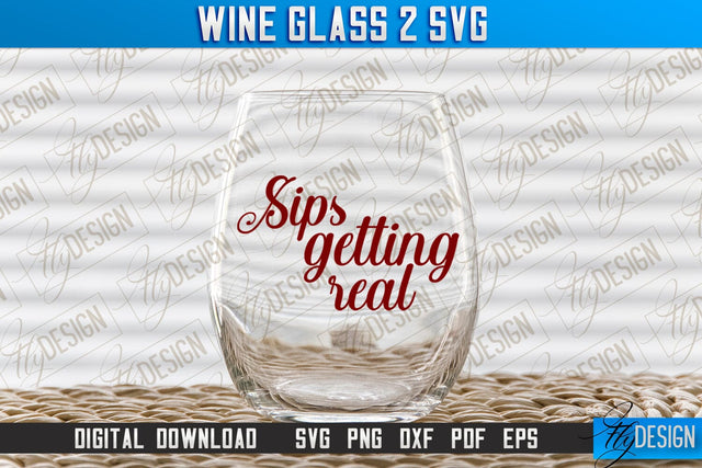 Wine Glass SVG Design | Alcohol SVG Quotes | Glass SVG Quotes v.2 SVG Fly Design 