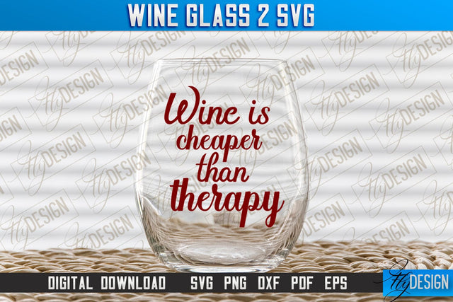 Wine Glass SVG Design | Alcohol SVG Quotes | Glass SVG Quotes v.2 SVG Fly Design 