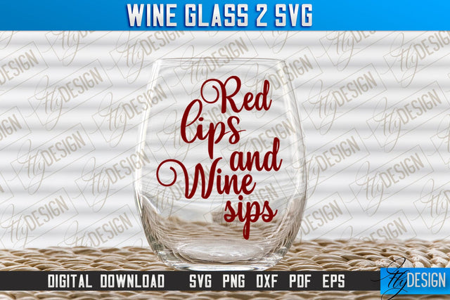 Wine Glass SVG Design | Alcohol SVG Quotes | Glass SVG Quotes v.2 SVG Fly Design 